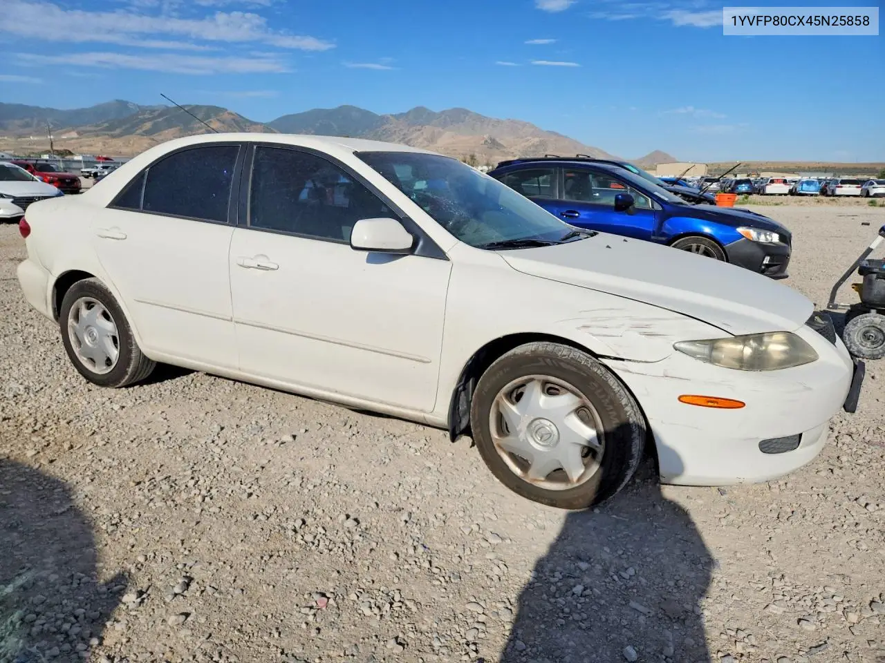 2004 Mazda 6 I VIN: 1YVFP80CX45N25858 Lot: 60620596