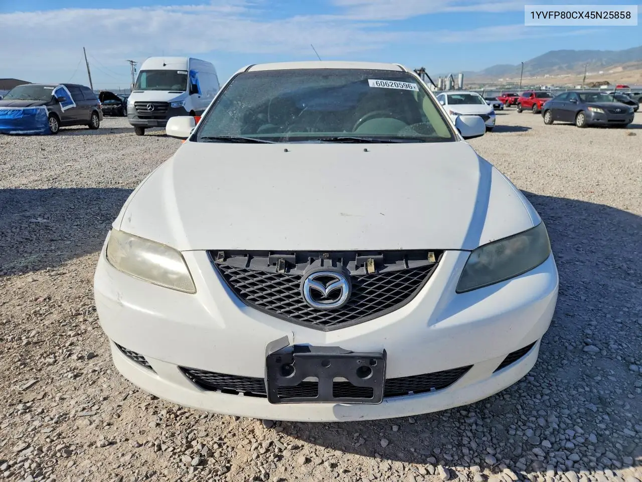 2004 Mazda 6 I VIN: 1YVFP80CX45N25858 Lot: 60620596