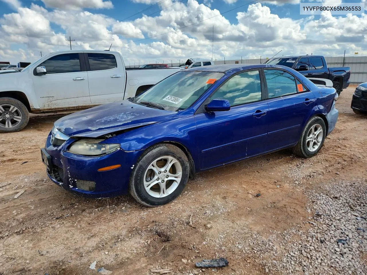 2006 Mazda 6 I VIN: 1YVFP80CX65M36553 Lot: 57573586