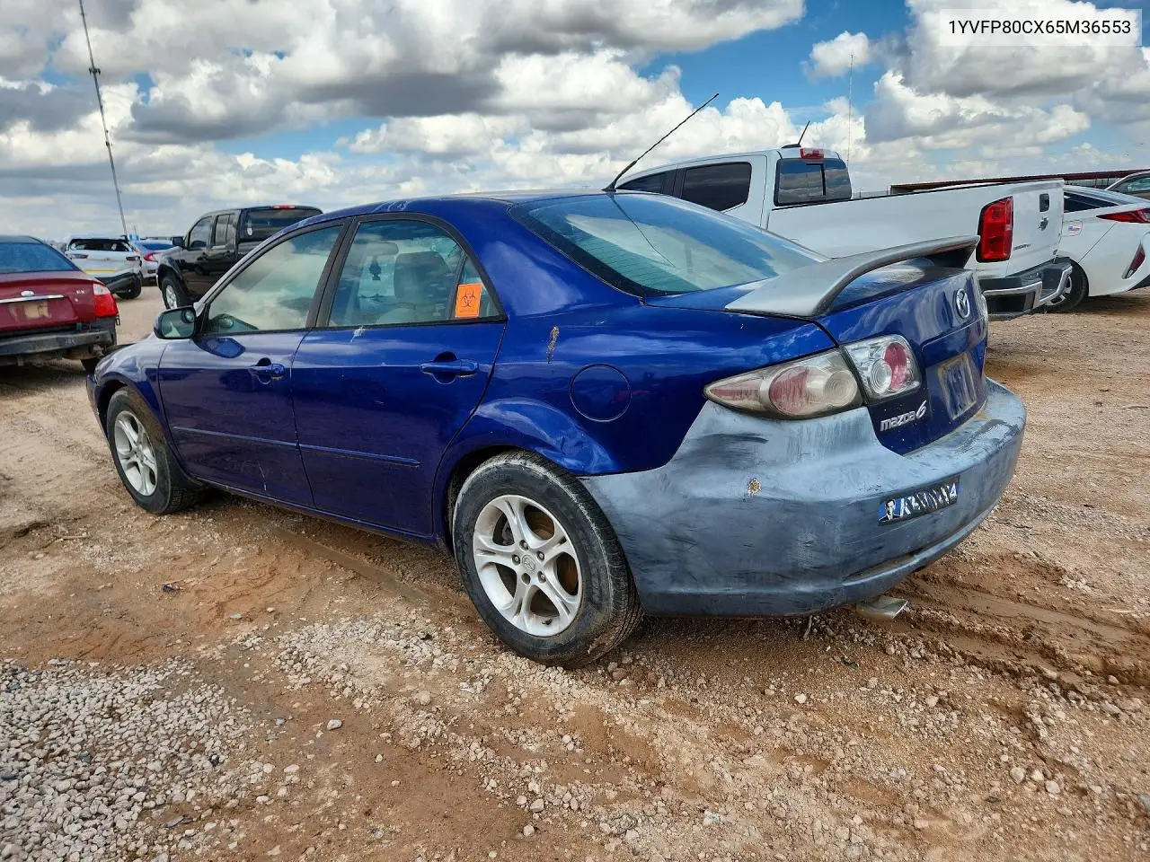 2006 Mazda 6 I VIN: 1YVFP80CX65M36553 Lot: 57573586