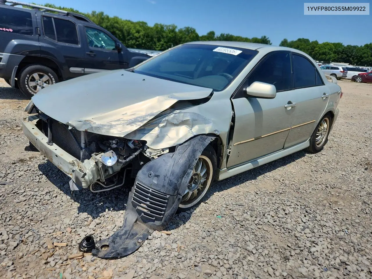 2006 Mazda 6 VIN: 1YVFP80C355M09922 Lot: 60395506