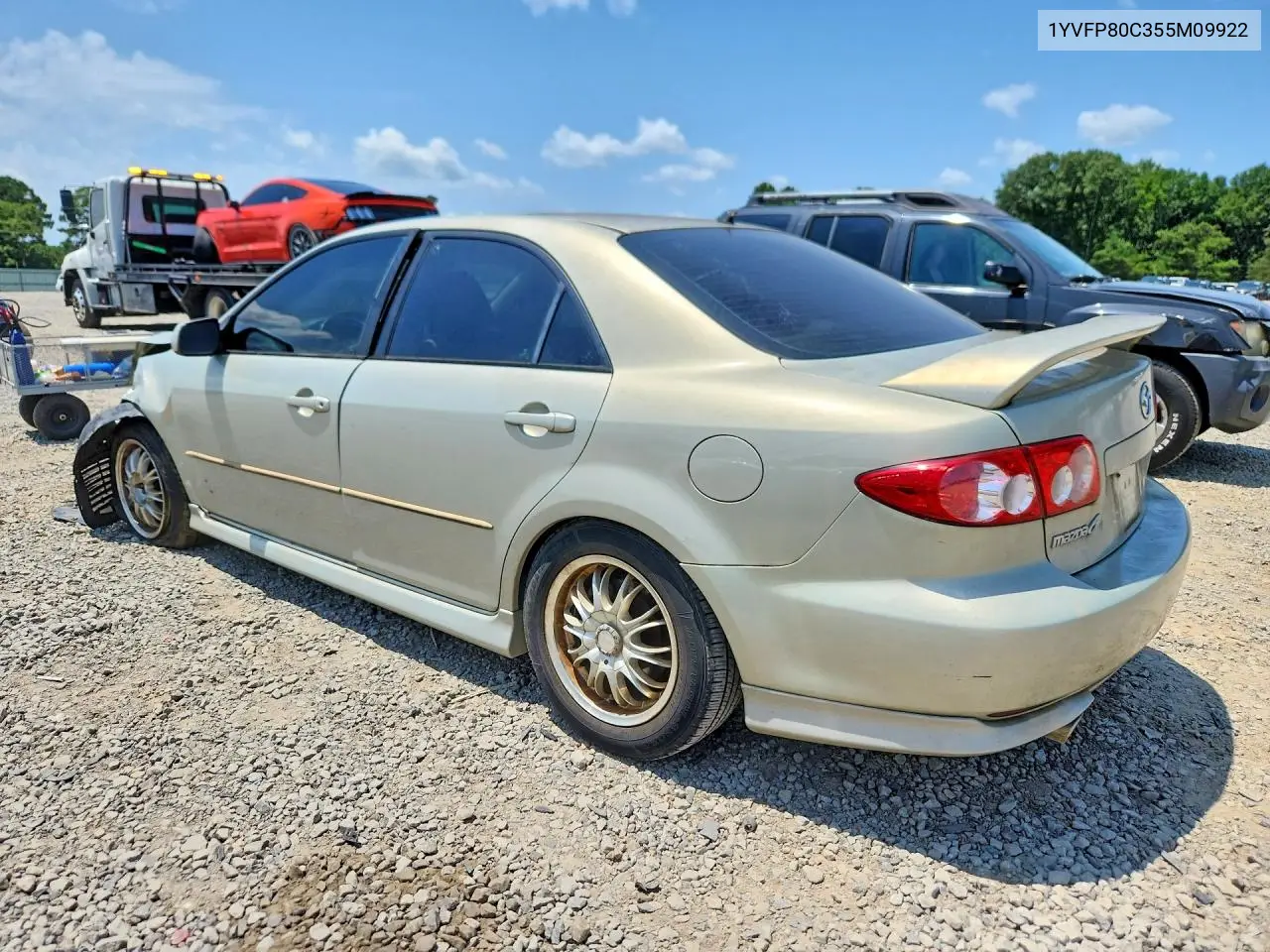2006 Mazda 6 VIN: 1YVFP80C355M09922 Lot: 60395506