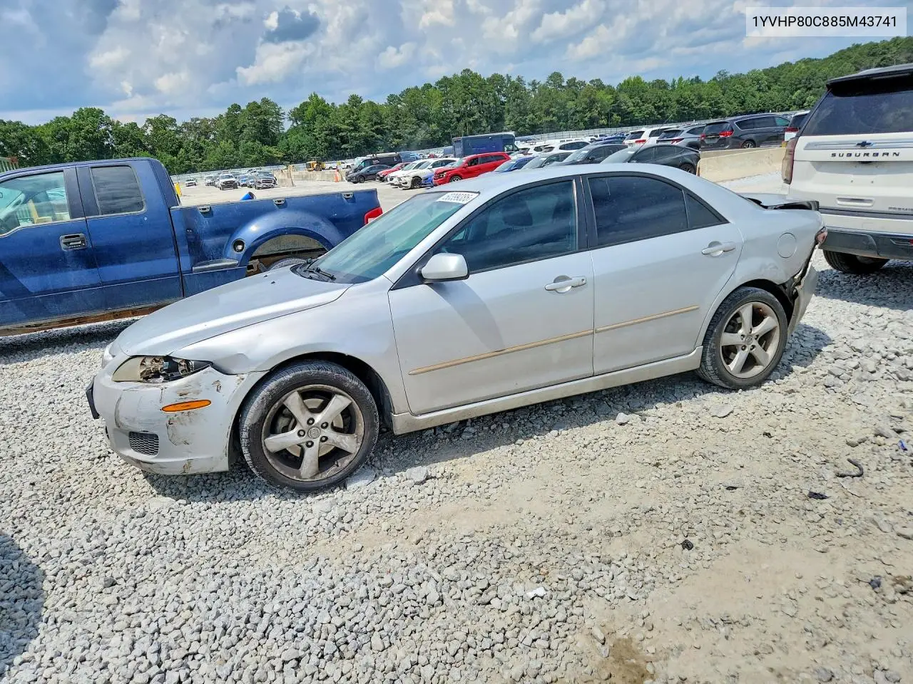 2008 Mazda 6 I VIN: 1YVHP80C885M43741 Lot: 60399386