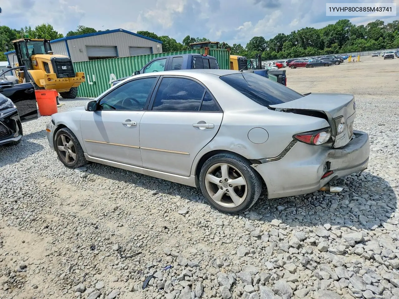 2008 Mazda 6 I VIN: 1YVHP80C885M43741 Lot: 60399386