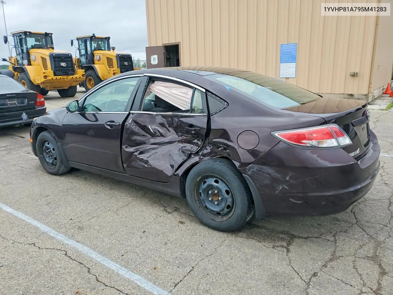 2009 Mazda 6 I VIN: 1YVHP81A795M41283 Lot: 58364056