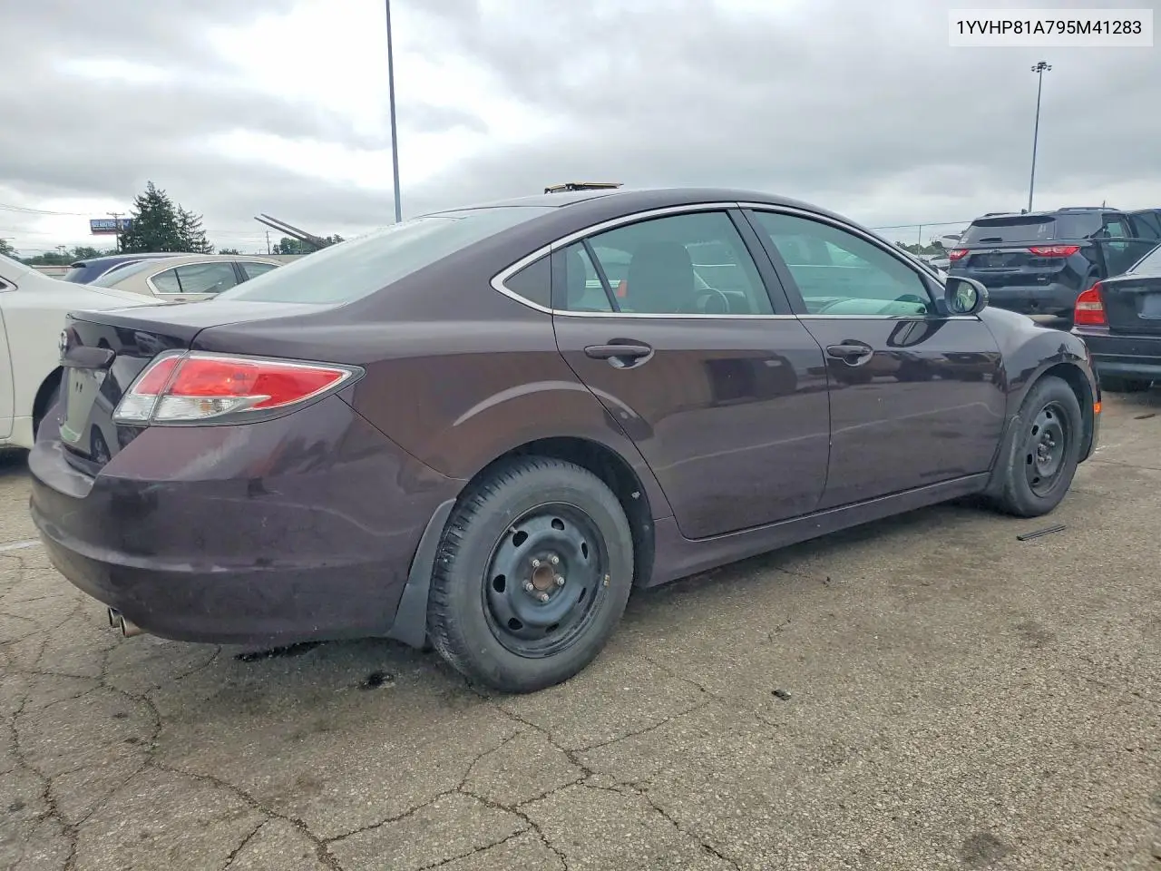 2009 Mazda 6 I VIN: 1YVHP81A795M41283 Lot: 58364056