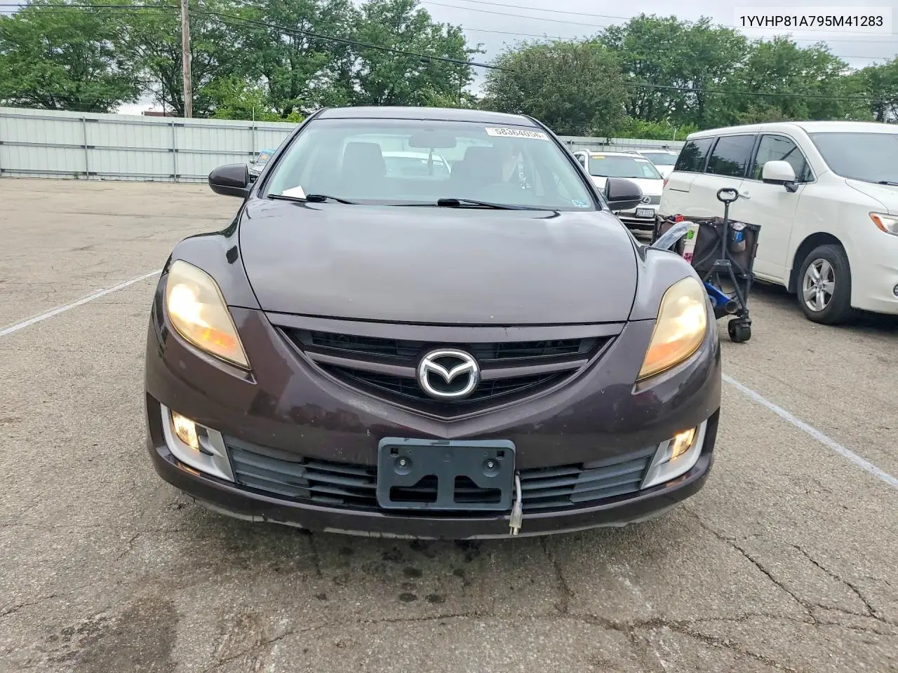2009 Mazda 6 I VIN: 1YVHP81A795M41283 Lot: 58364056