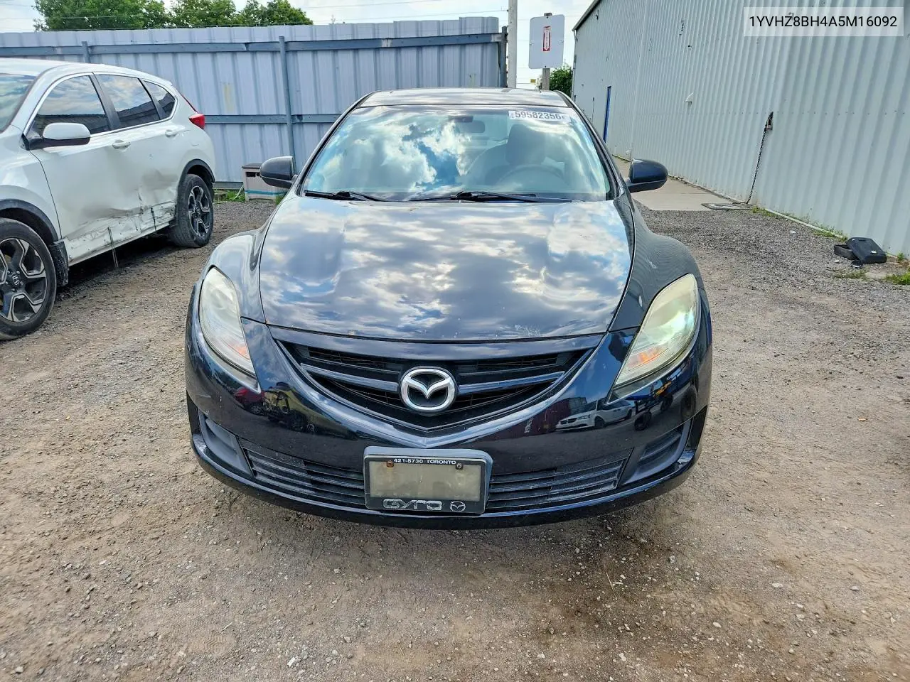 2010 Mazda 6 I VIN: 1YVHZ8BH4A5M16092 Lot: 59582356