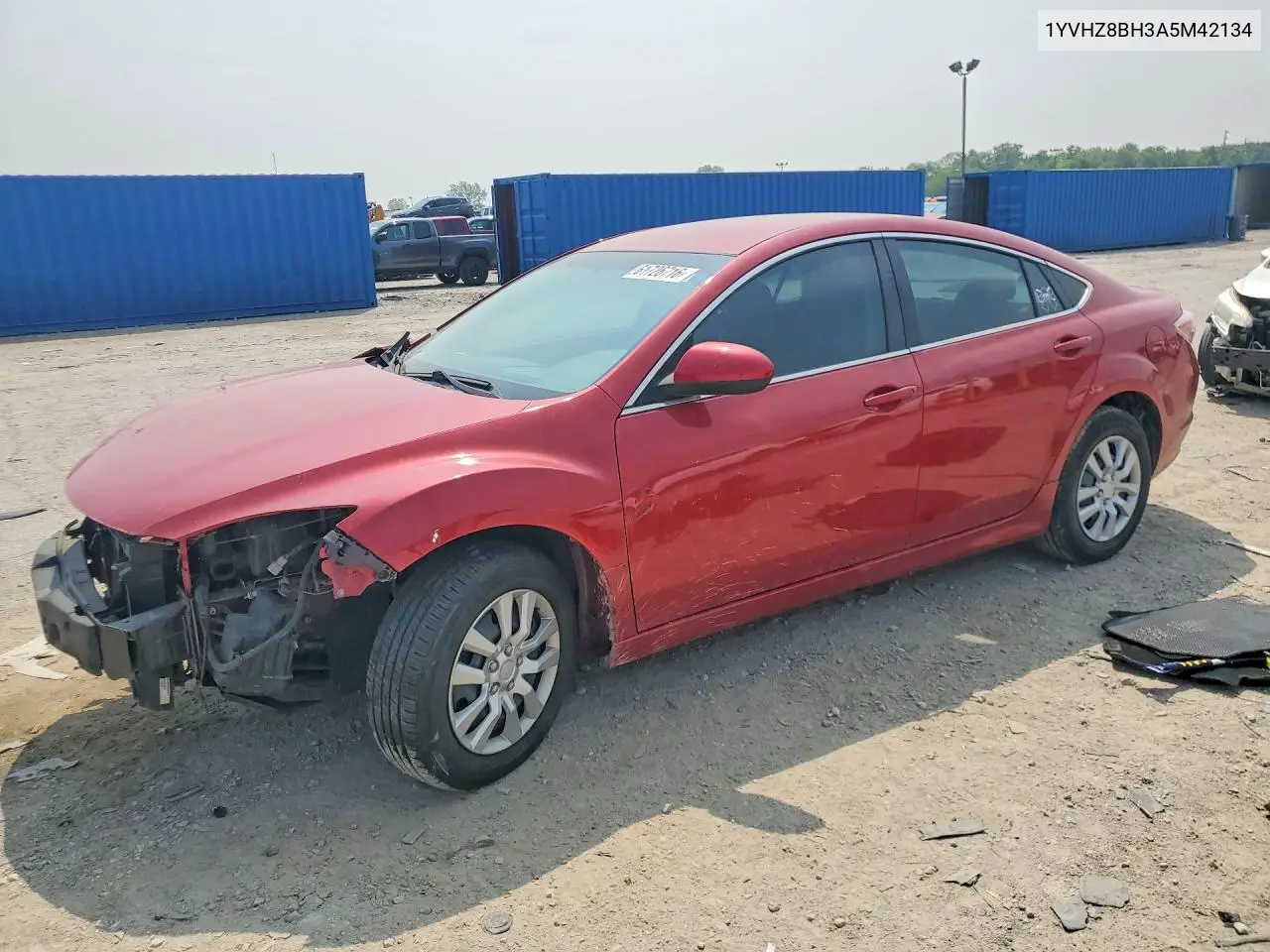 2010 Mazda 6 I VIN: 1YVHZ8BH3A5M42134 Lot: 61726716