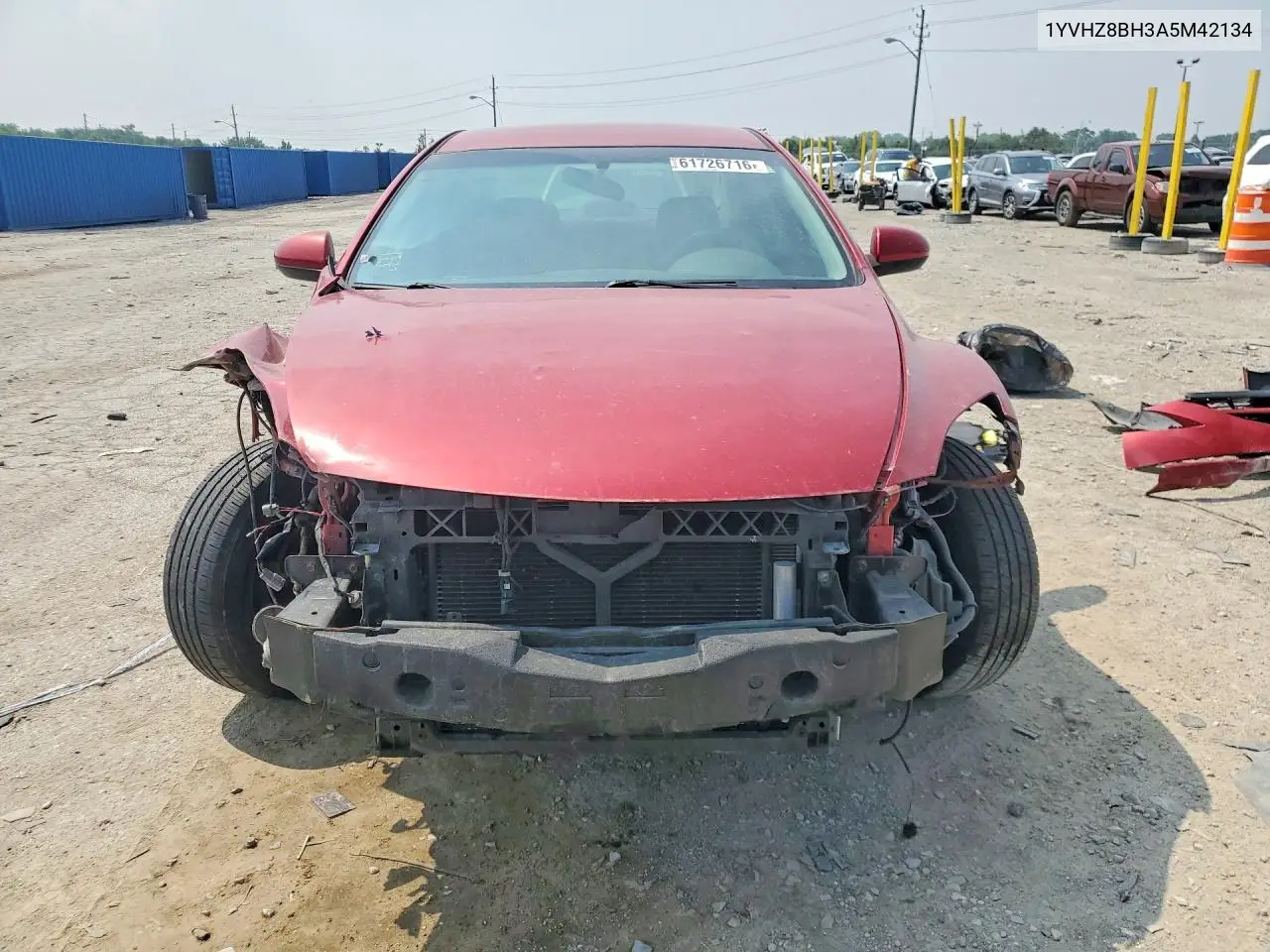 2010 Mazda 6 I VIN: 1YVHZ8BH3A5M42134 Lot: 61726716