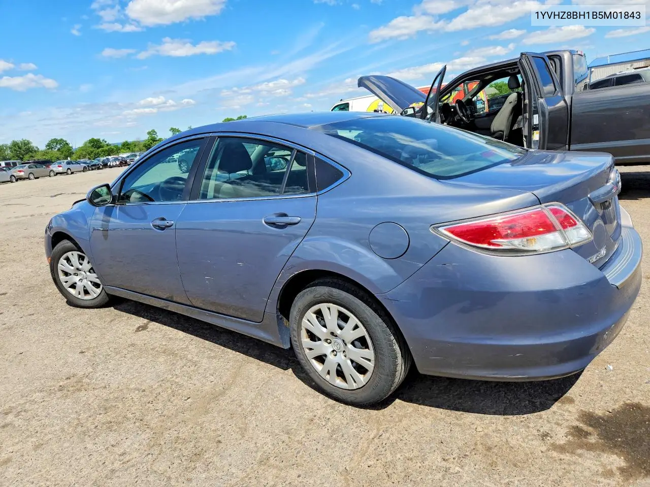 2011 Mazda 6 I VIN: 1YVHZ8BH1B5M01843 Lot: 57491416