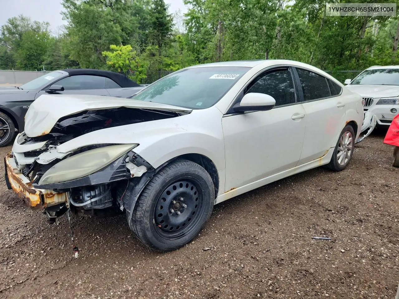 2011 Mazda 6 I VIN: 1YVHZ8CH6B5M21004 Lot: 58736056