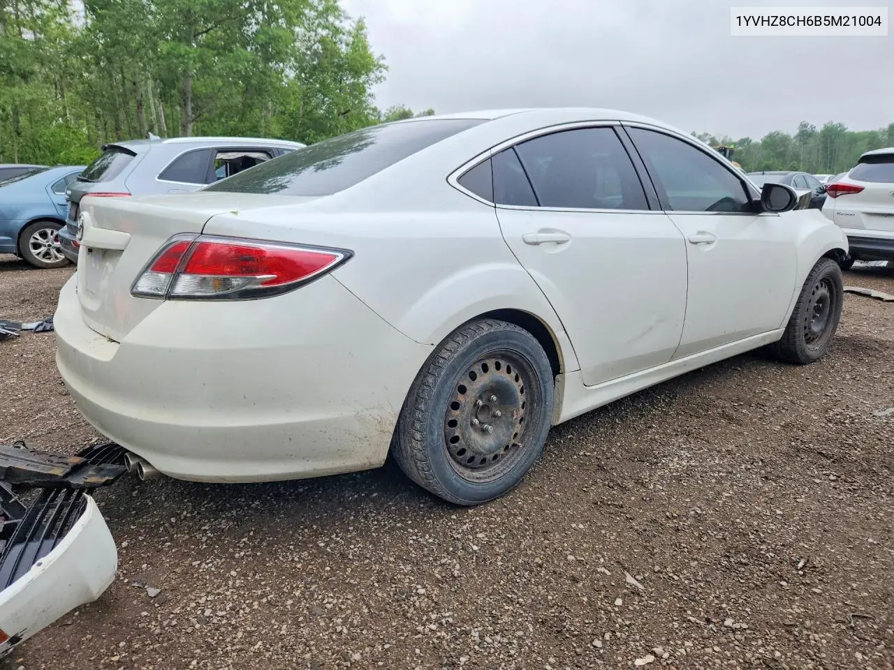 2011 Mazda 6 I VIN: 1YVHZ8CH6B5M21004 Lot: 58736056