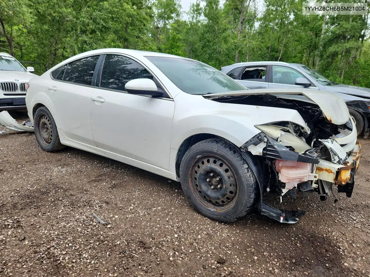 2011 Mazda 6 I VIN: 1YVHZ8CH6B5M21004 Lot: 58736056