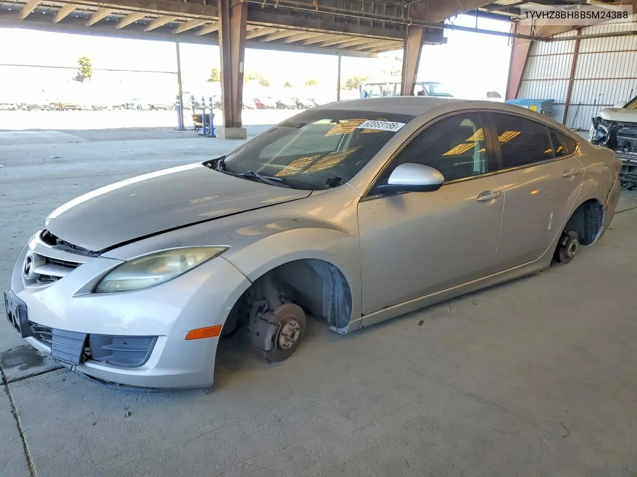2011 Mazda 6 I VIN: 1YVHZ8BH8B5M24388 Lot: 60883186