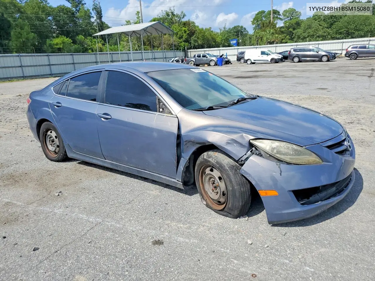 2011 Mazda 6 I VIN: 1YVHZ8BH1B5M15080 Lot: 61559566