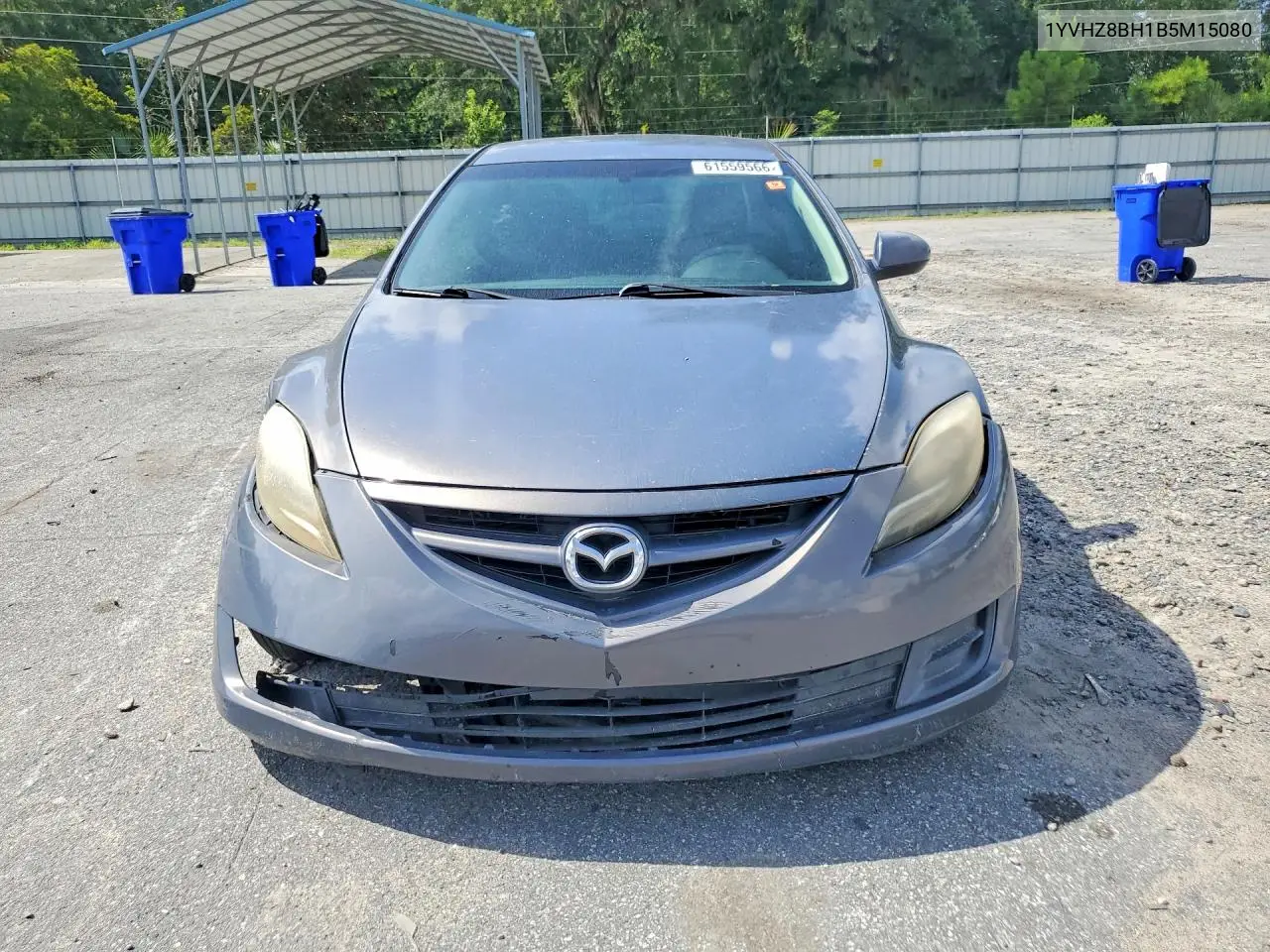 2011 Mazda 6 I VIN: 1YVHZ8BH1B5M15080 Lot: 61559566