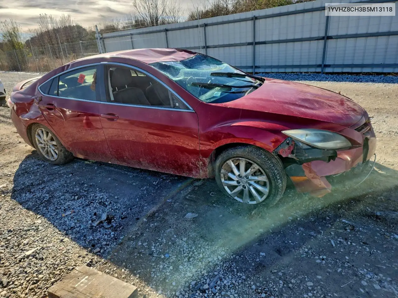 1YVHZ8CH3B5M13118 2011 Mazda 6 I