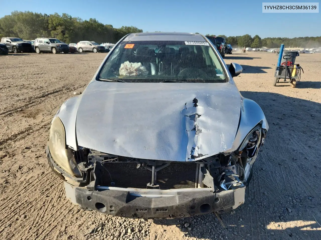 1YVHZ8CH3C5M36139 2012 Mazda 6 I