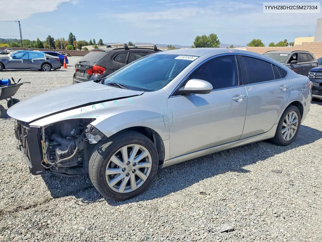 2012 Mazda 6 I VIN: 1YVHZ8DH2C5M27334 Lot: 61924926