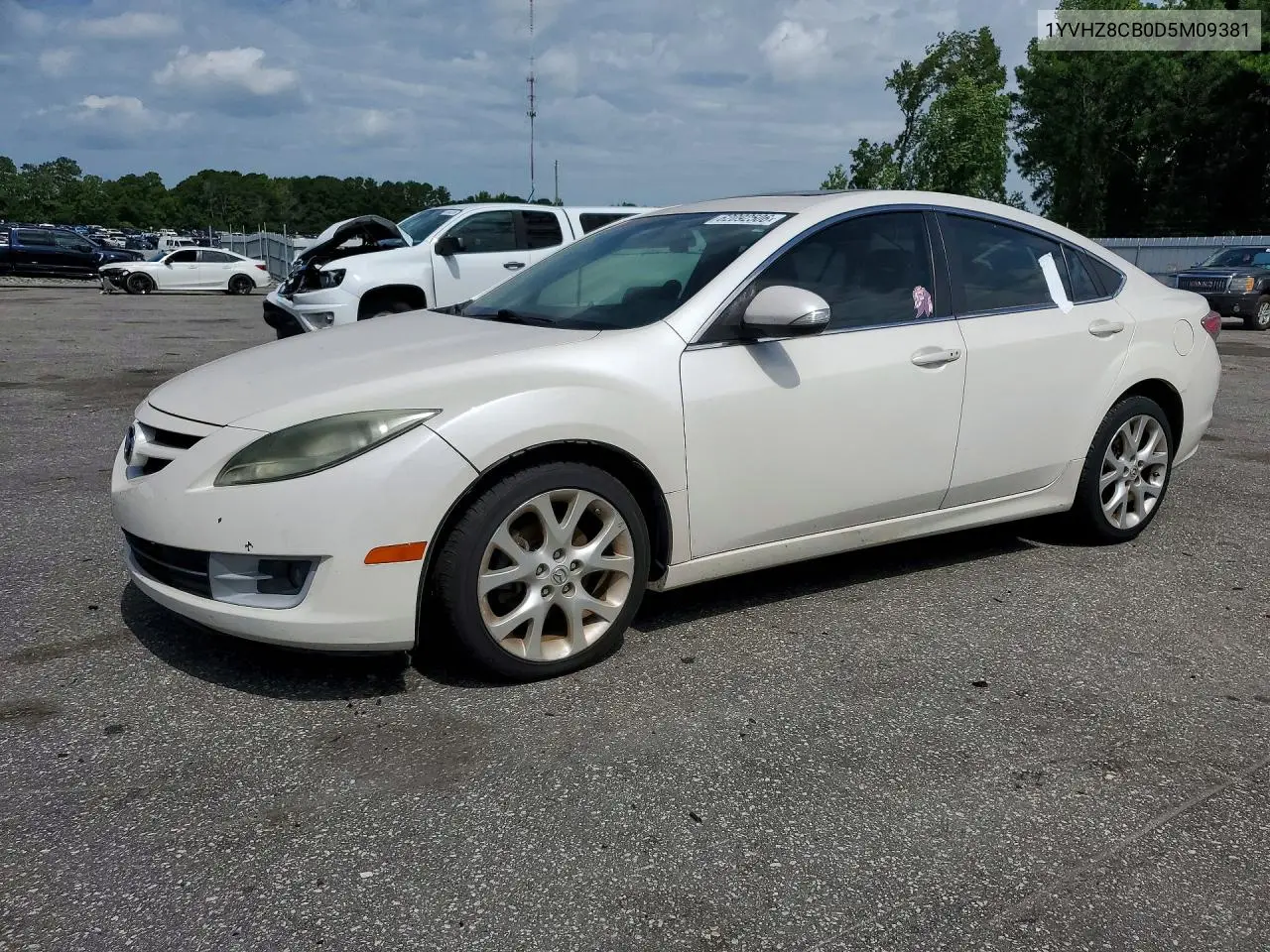 2013 Mazda 6 Grand Touring VIN: 1YVHZ8CB0D5M09381 Lot: 62092506