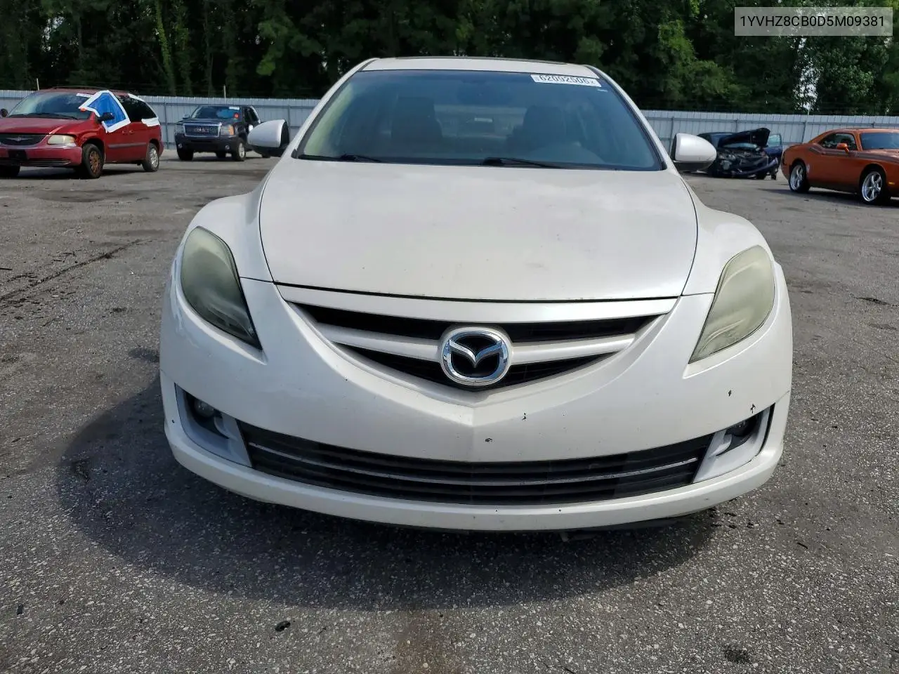 2013 Mazda 6 Grand Touring VIN: 1YVHZ8CB0D5M09381 Lot: 62092506