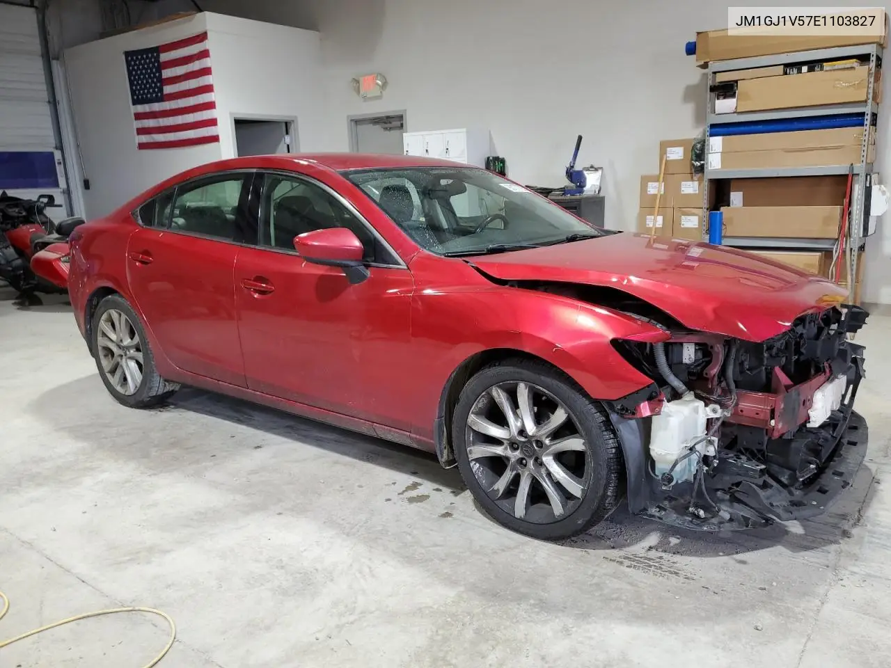 JM1GJ1V57E1103827 2014 Mazda 6 Touring