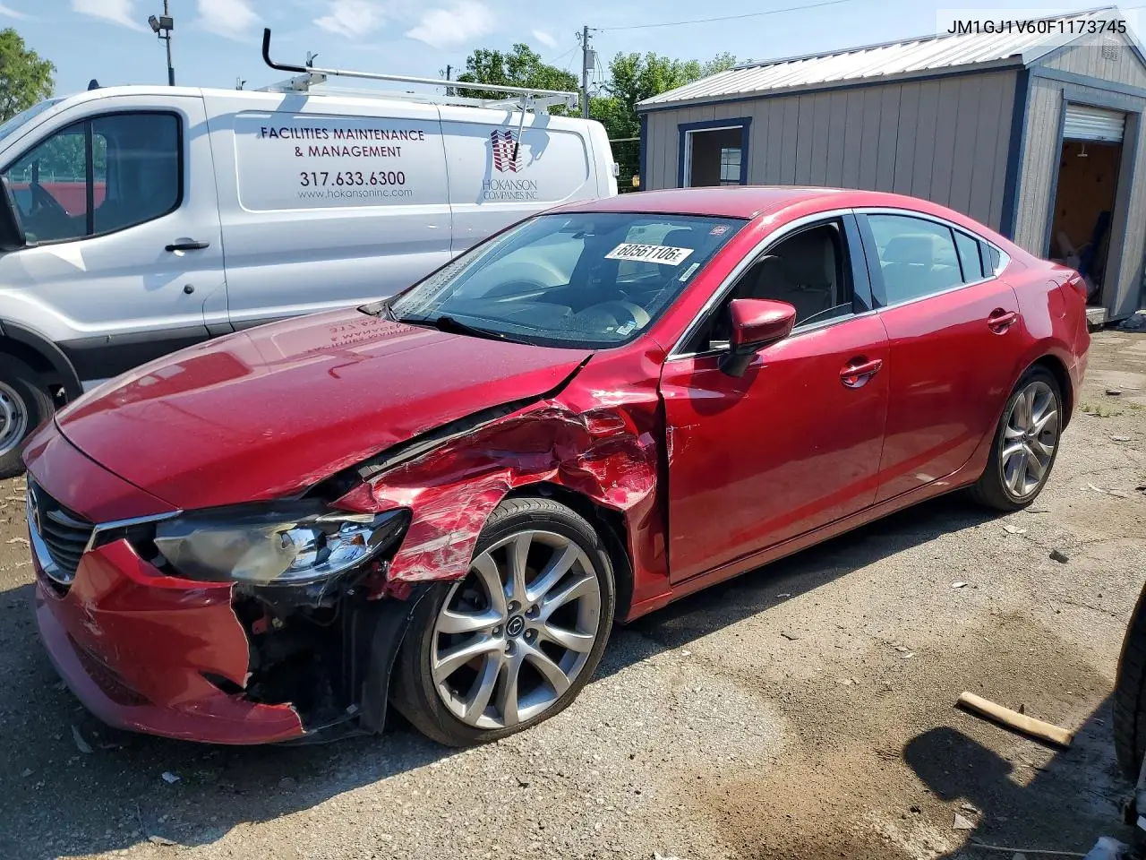 2015 Mazda 6 Touring VIN: JM1GJ1V60F1173745 Lot: 60561106