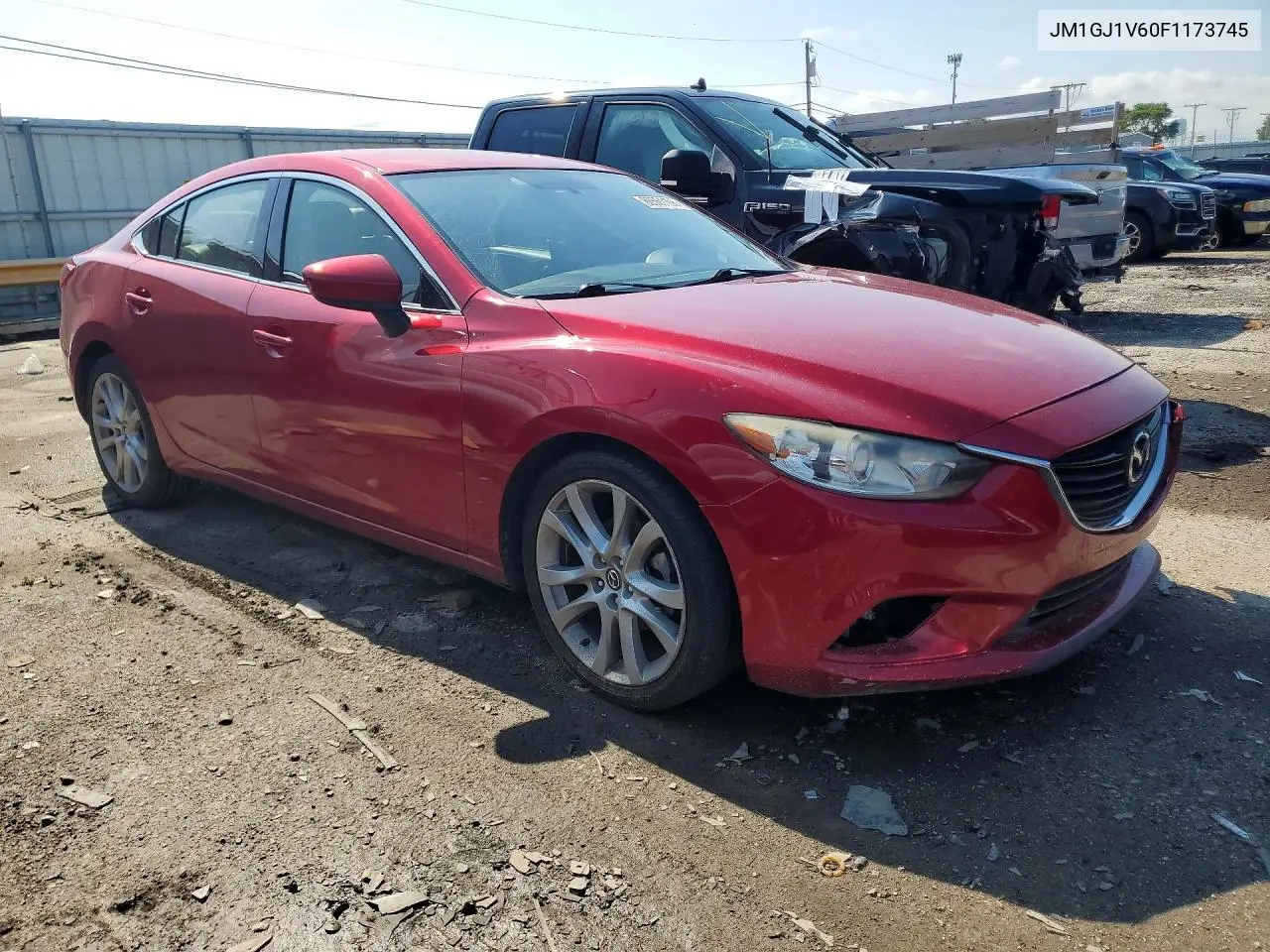 2015 Mazda 6 Touring VIN: JM1GJ1V60F1173745 Lot: 60561106