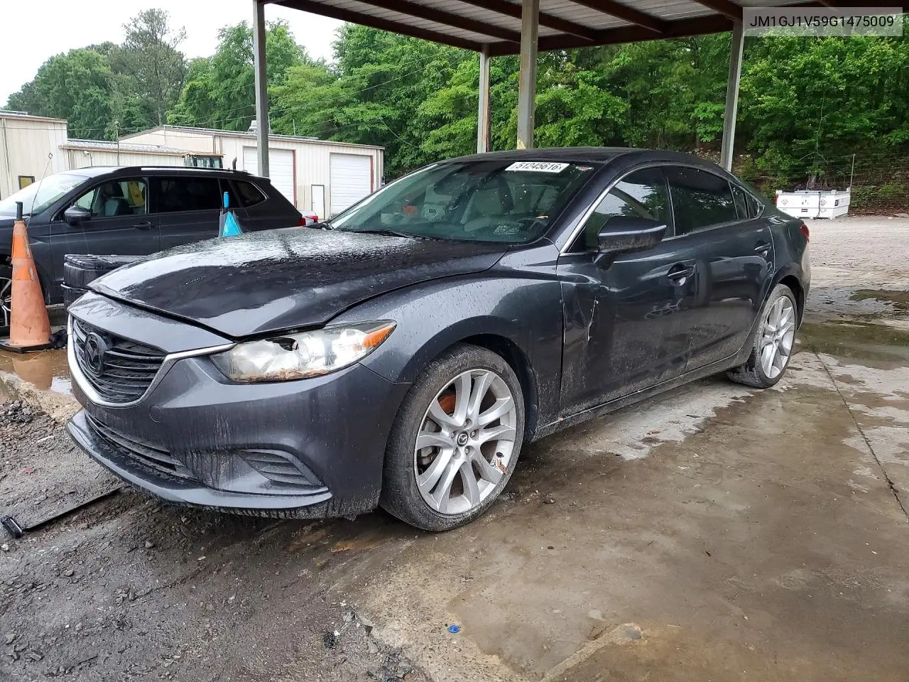 2016 Mazda 6 Touring VIN: JM1GJ1V59G1475009 Lot: 51245616