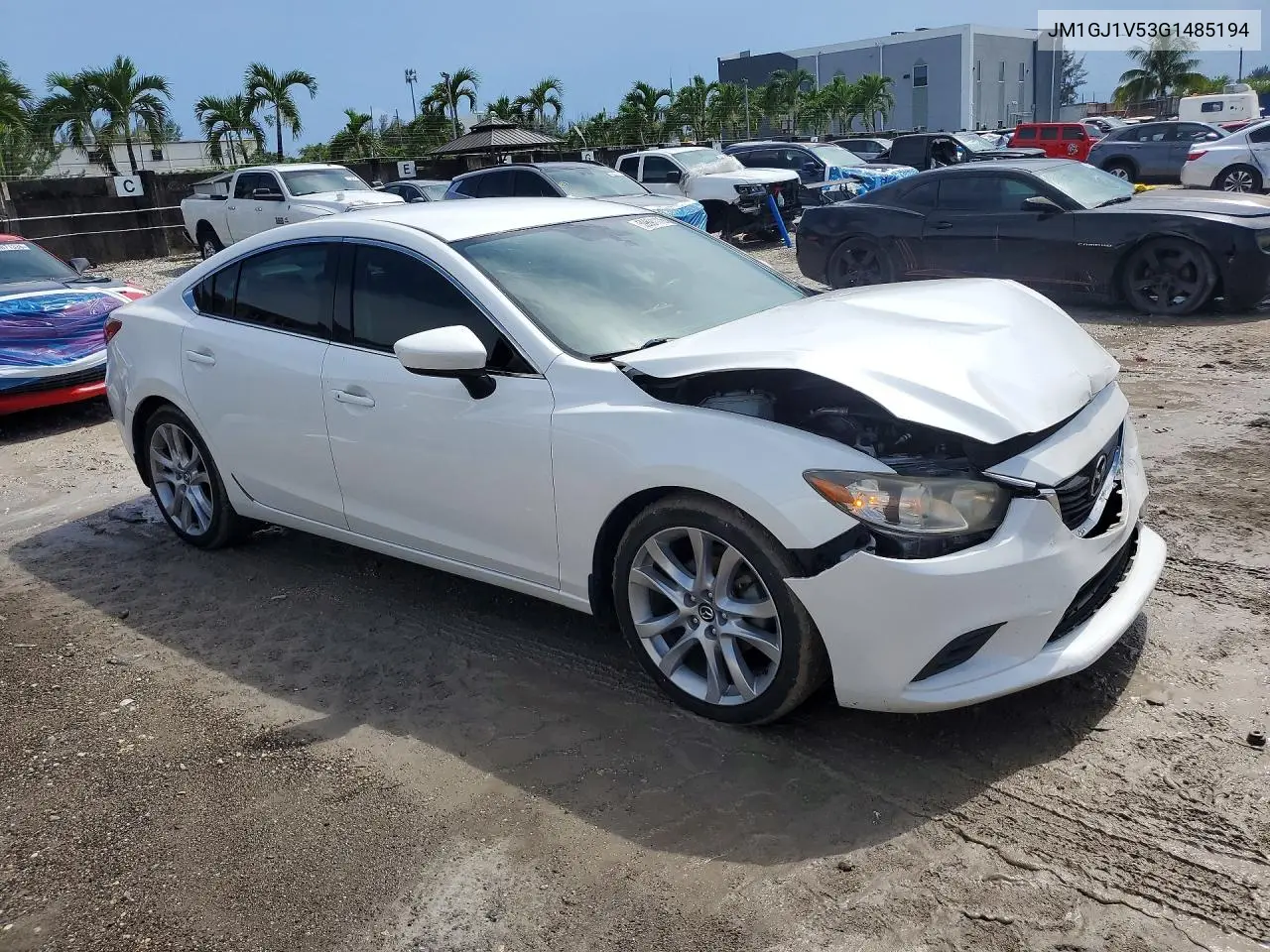 2016 Mazda 6 Touring VIN: JM1GJ1V53G1485194 Lot: 59891116