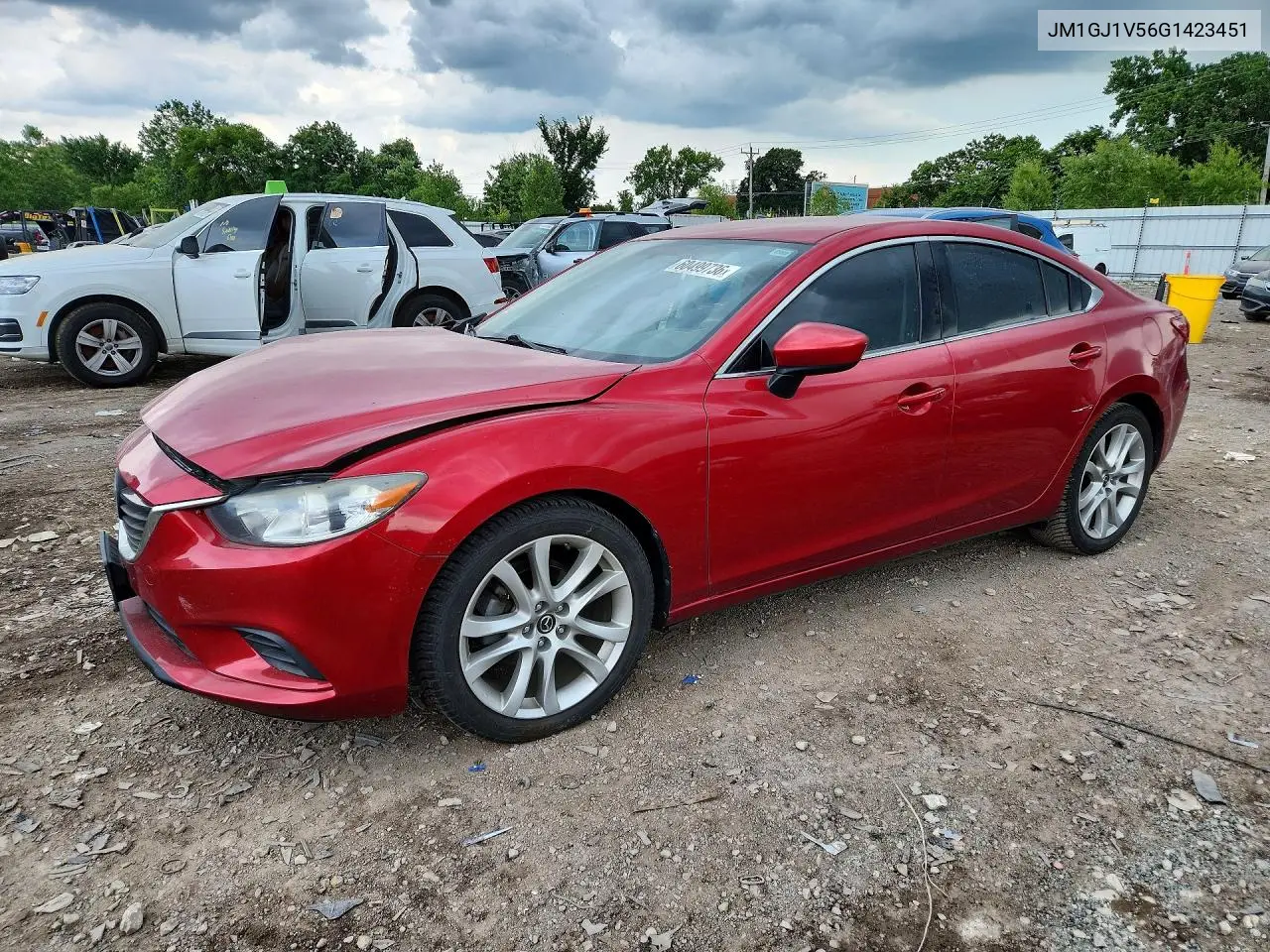 2016 Mazda 6 Touring VIN: JM1GJ1V56G1423451 Lot: 60499736