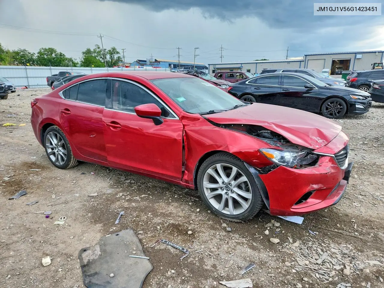 2016 Mazda 6 Touring VIN: JM1GJ1V56G1423451 Lot: 60499736
