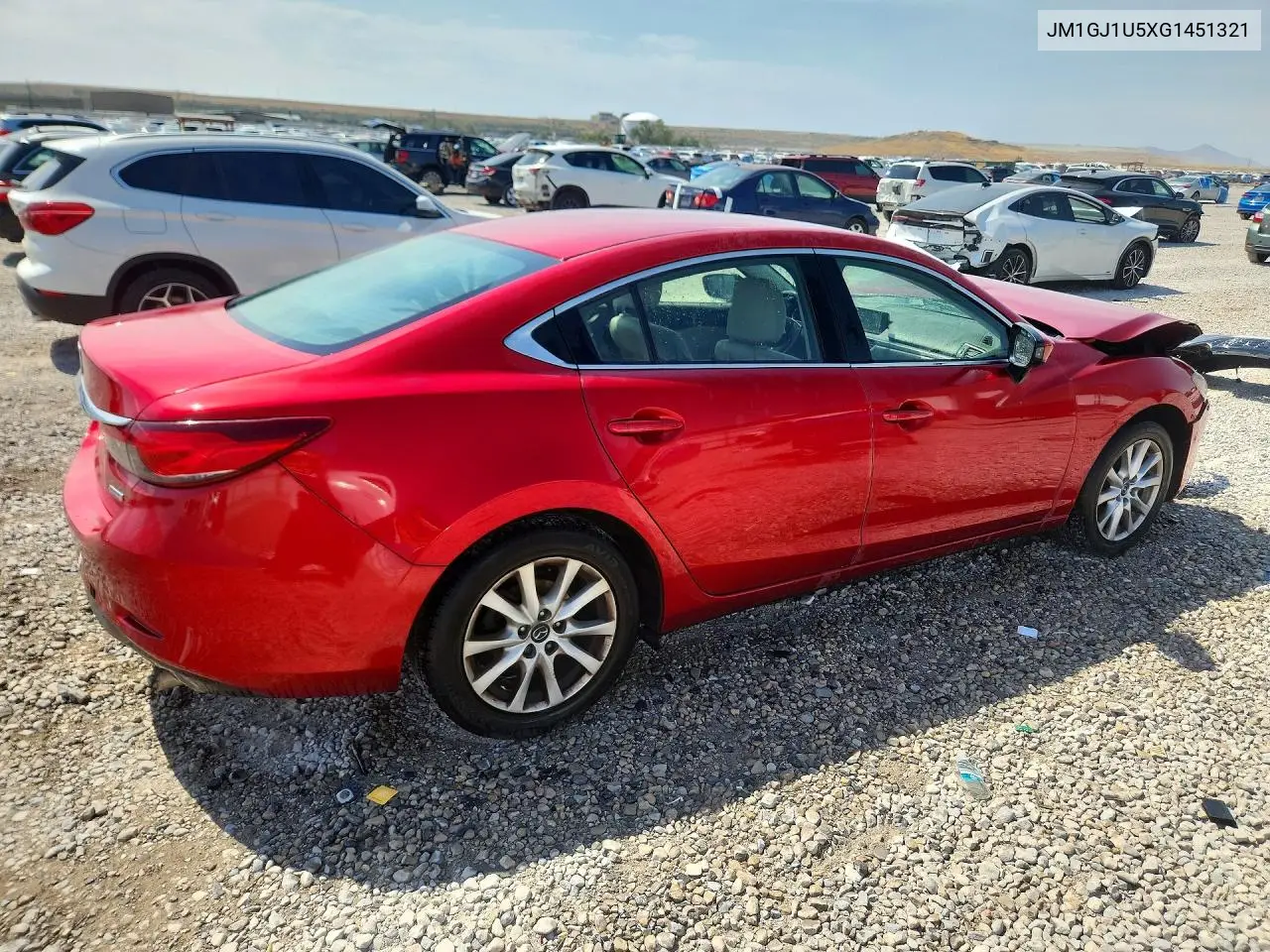 2016 Mazda 6 Sport VIN: JM1GJ1U5XG1451321 Lot: 60590056