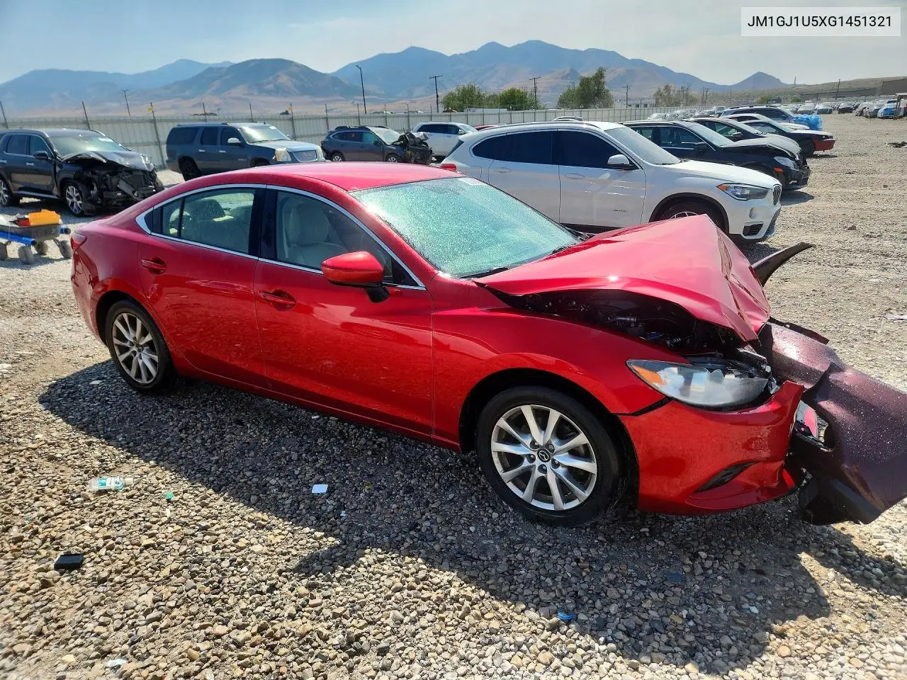 2016 Mazda 6 Sport VIN: JM1GJ1U5XG1451321 Lot: 60590056