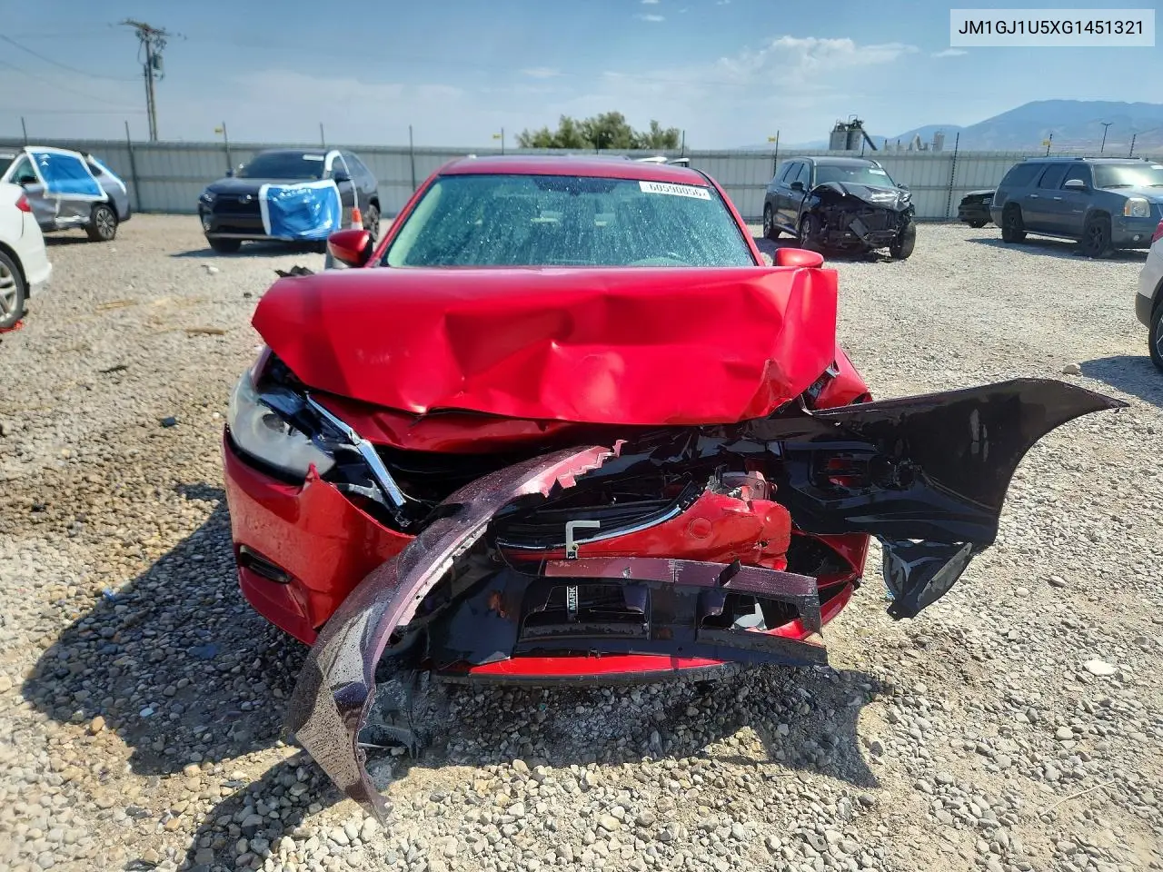 2016 Mazda 6 Sport VIN: JM1GJ1U5XG1451321 Lot: 60590056