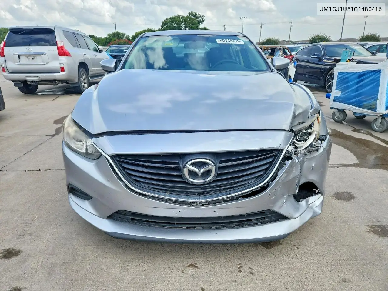2016 Mazda 6 Sport VIN: JM1GJ1U51G1480416 Lot: 60746376