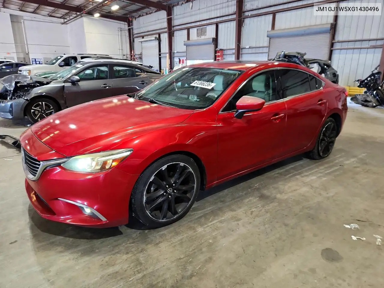 2016 Mazda 6 Grand Touring VIN: JM1GJ1W5XG1430496 Lot: 61366236