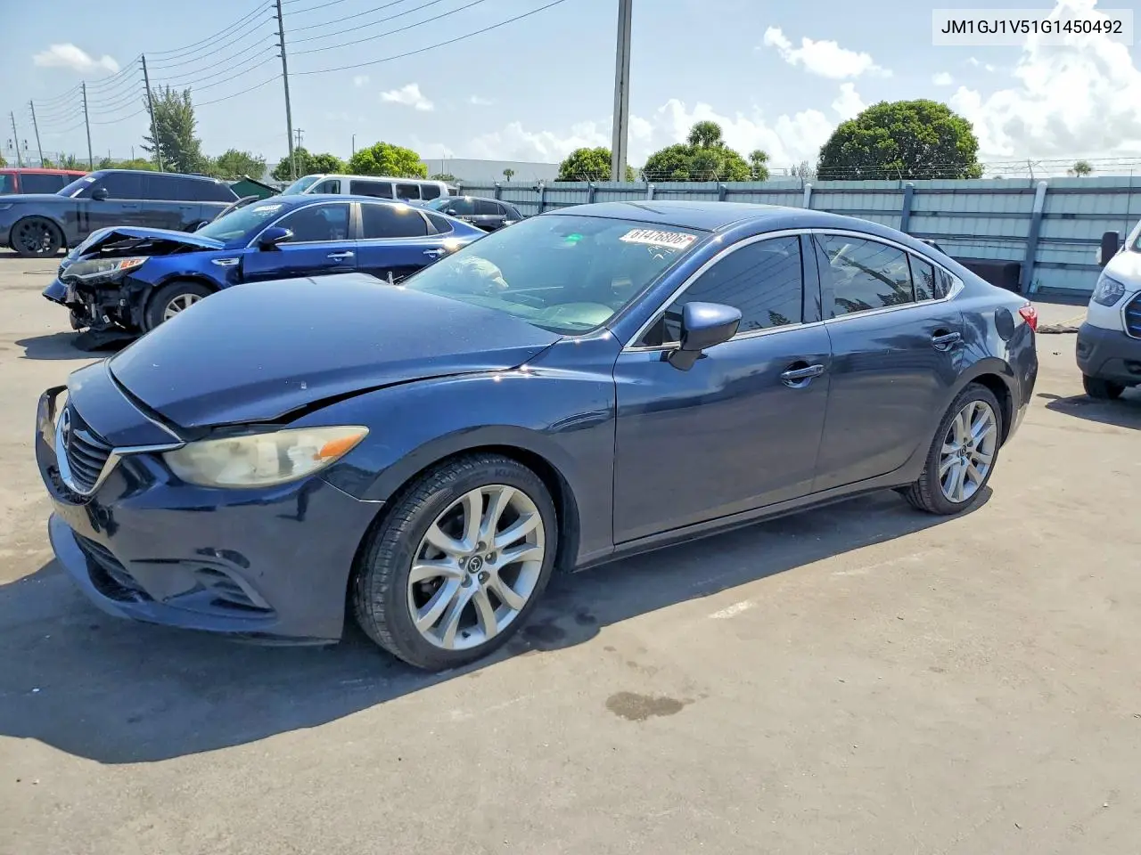 JM1GJ1V51G1450492 2016 Mazda 6 Touring
