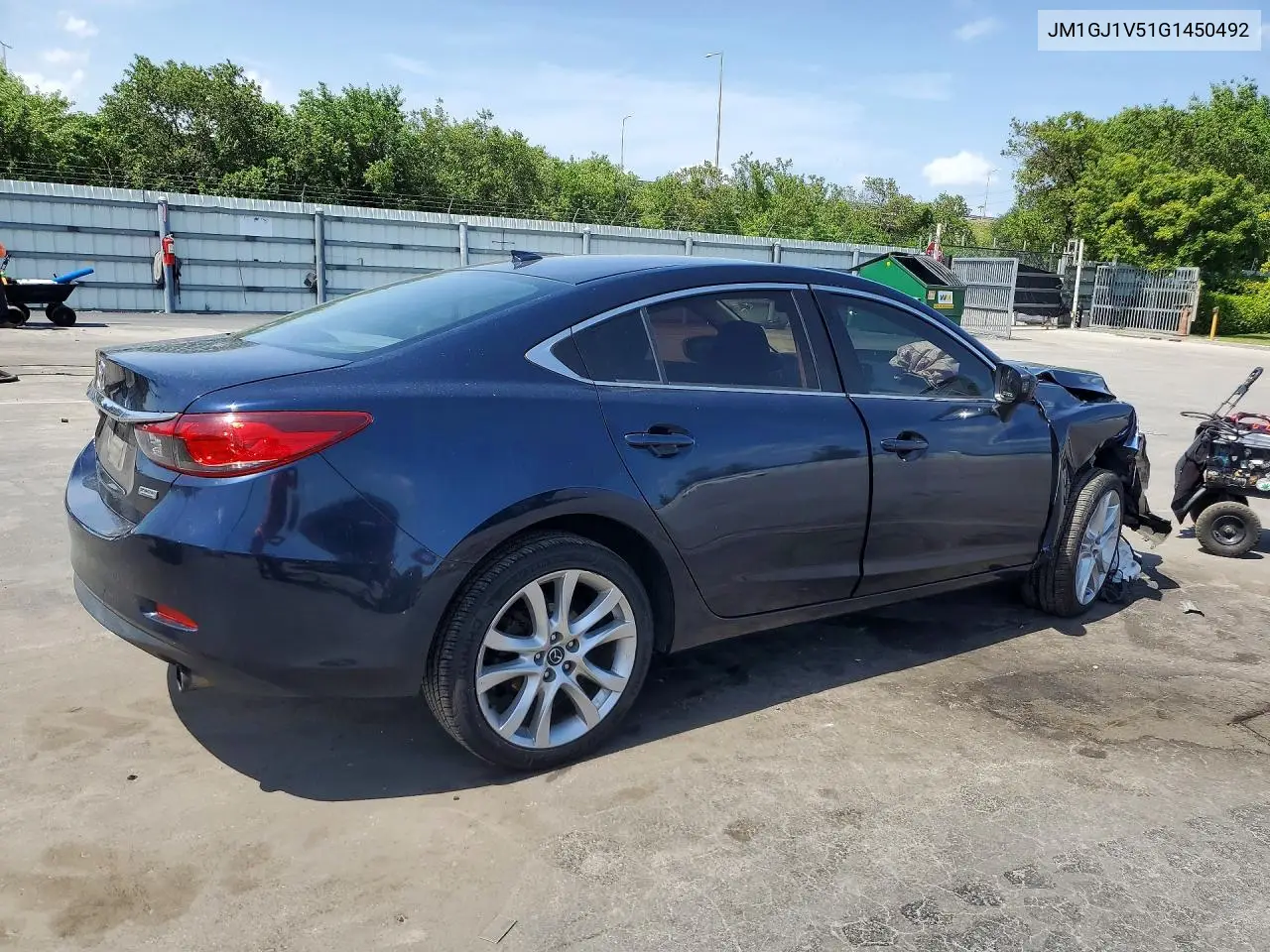 JM1GJ1V51G1450492 2016 Mazda 6 Touring
