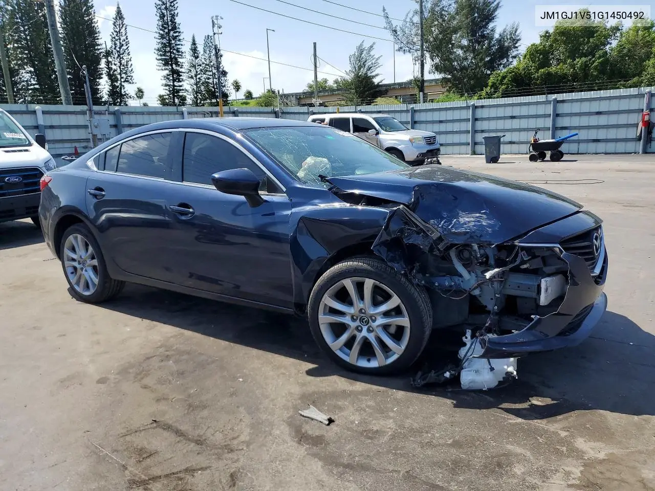 JM1GJ1V51G1450492 2016 Mazda 6 Touring