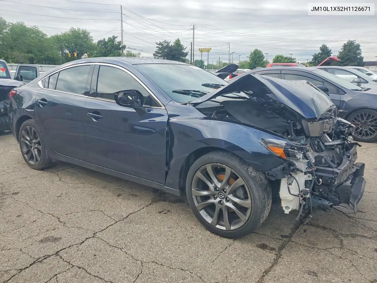 2017 Mazda 6 Grand Touring VIN: JM1GL1X52H1126671 Lot: 52572416