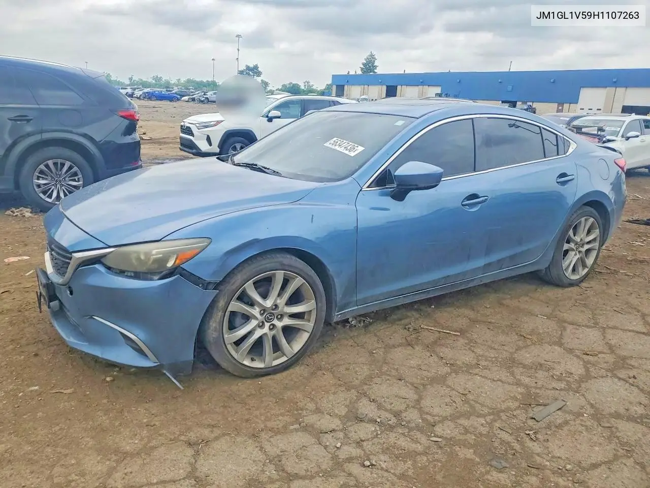 2017 Mazda 6 Touring VIN: JM1GL1V59H1107263 Lot: 56347436