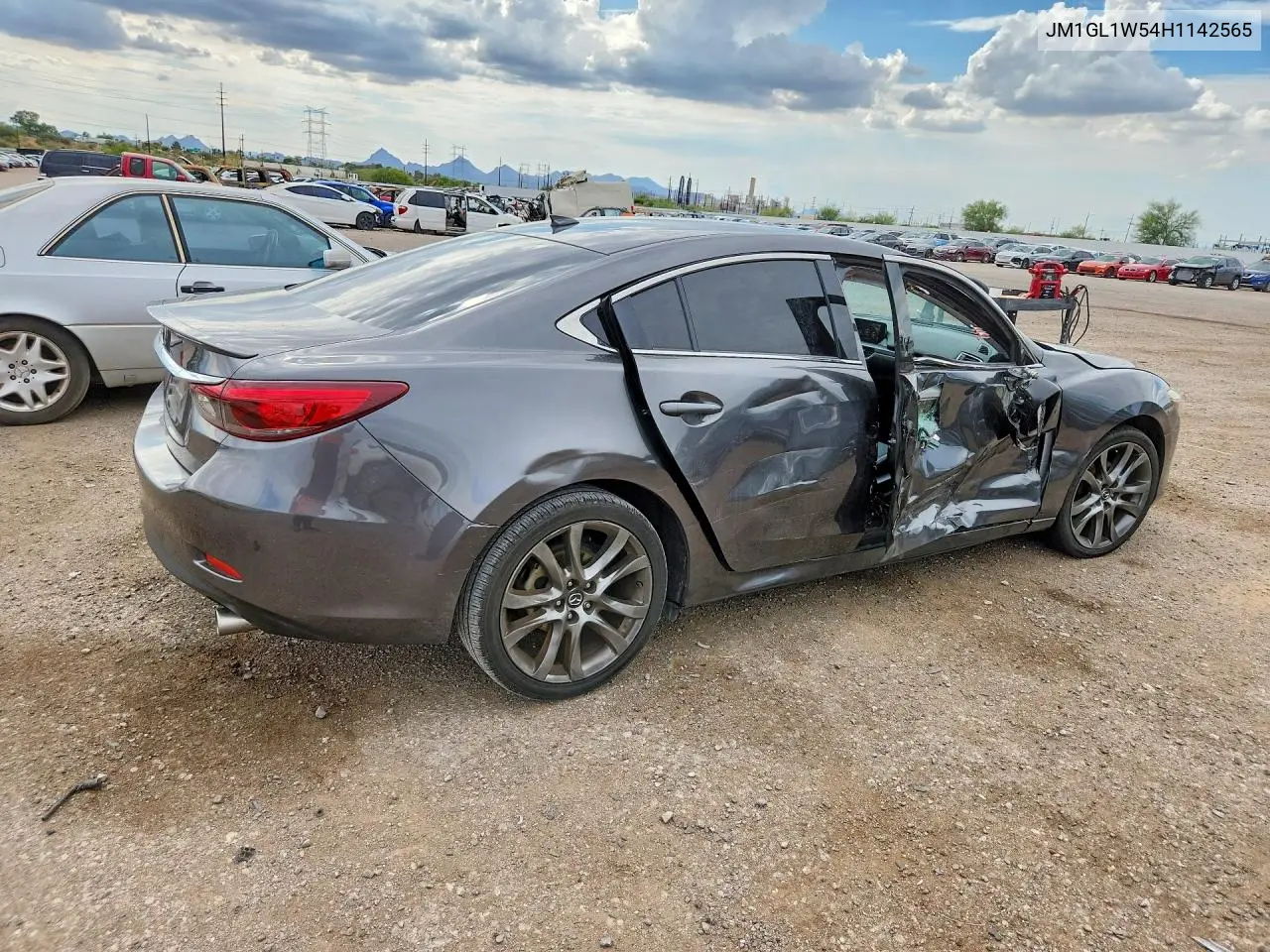 2017 Mazda 6 Grand Touring VIN: JM1GL1W54H1142565 Lot: 61595816
