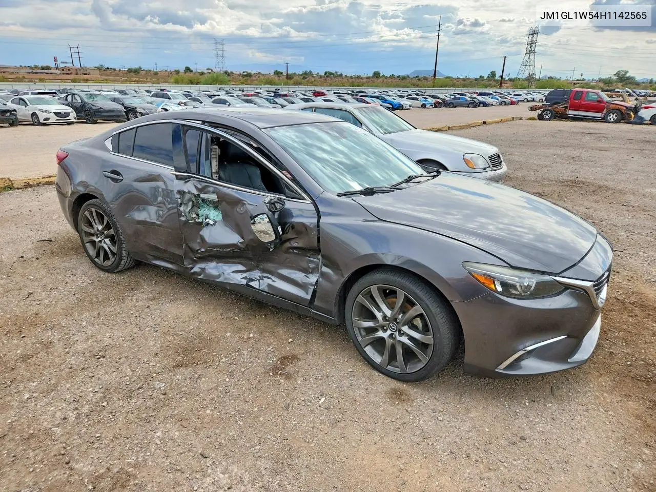 2017 Mazda 6 Grand Touring VIN: JM1GL1W54H1142565 Lot: 61595816