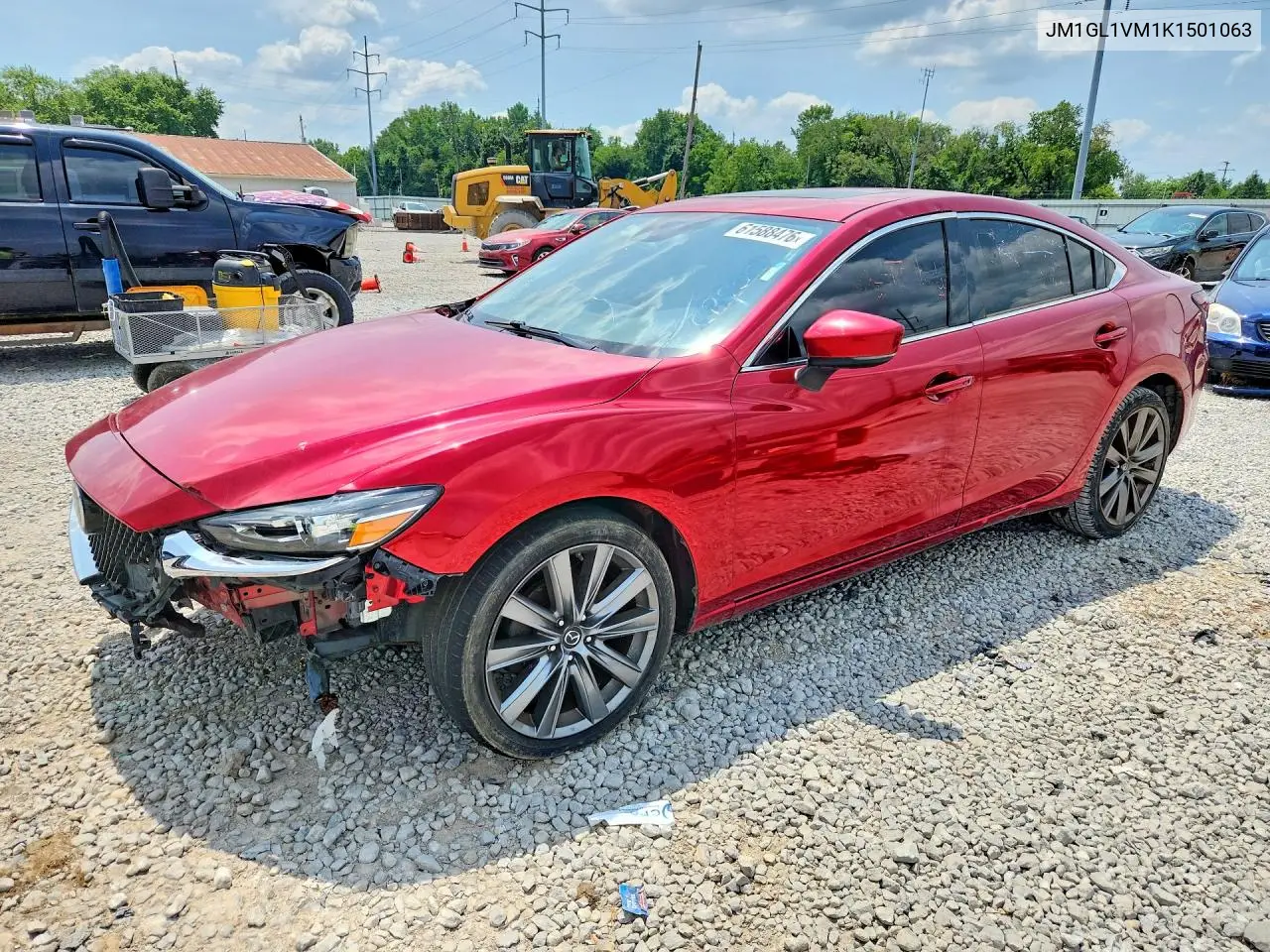 2019 Mazda 6 Touring VIN: JM1GL1VM1K1501063 Lot: 61588476