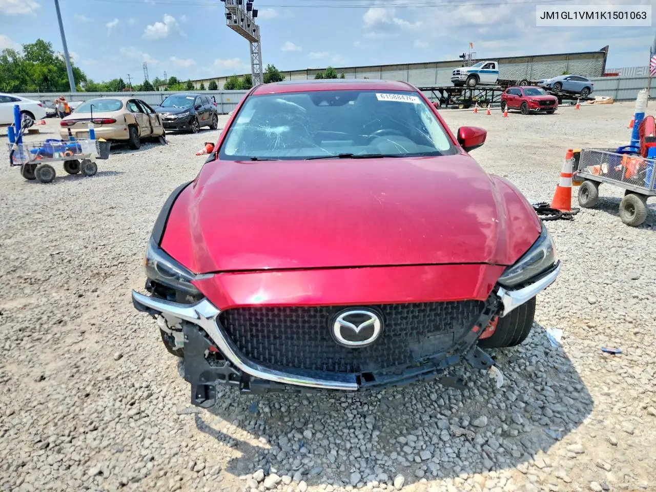 2019 Mazda 6 Touring VIN: JM1GL1VM1K1501063 Lot: 61588476