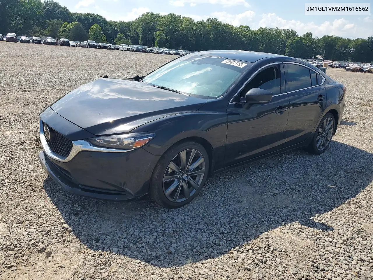 2021 Mazda 6 Touring VIN: JM1GL1VM2M1616662 Lot: 55607176