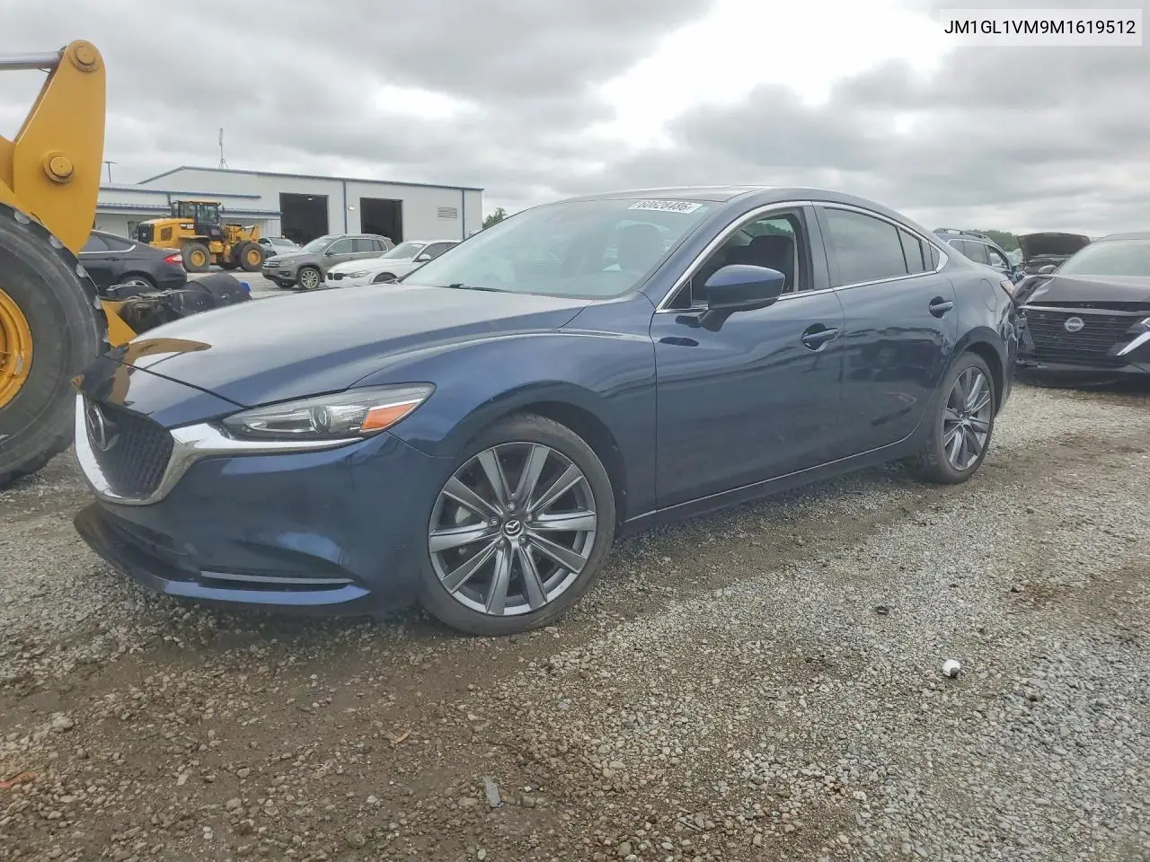 2021 Mazda 6 Touring VIN: JM1GL1VM9M1619512 Lot: 60828486