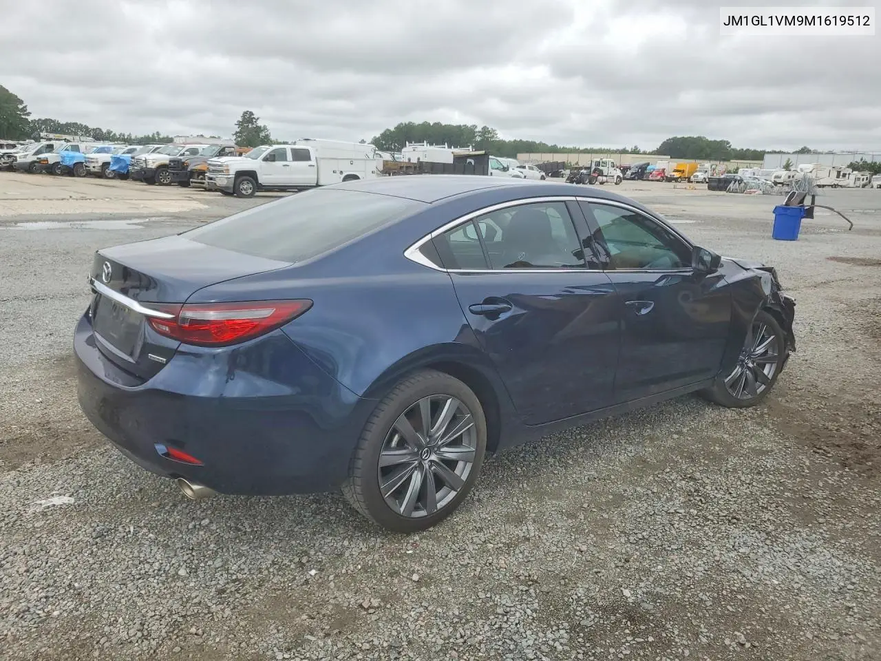 2021 Mazda 6 Touring VIN: JM1GL1VM9M1619512 Lot: 60828486